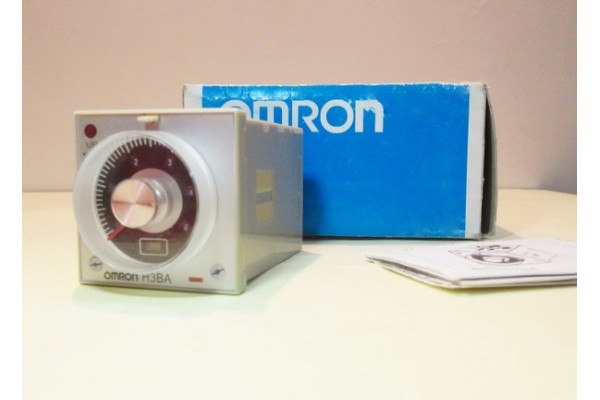 Electronic Timer Relay, H3BA-8, 0.5 sec-100hour Omron
